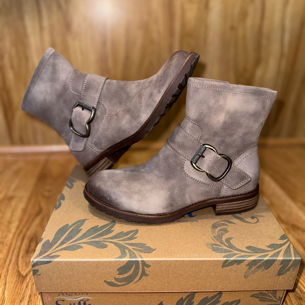 NEW Sofft Brie ankle boot, Rock grey. Size 7.5 - Picture 1 of 11